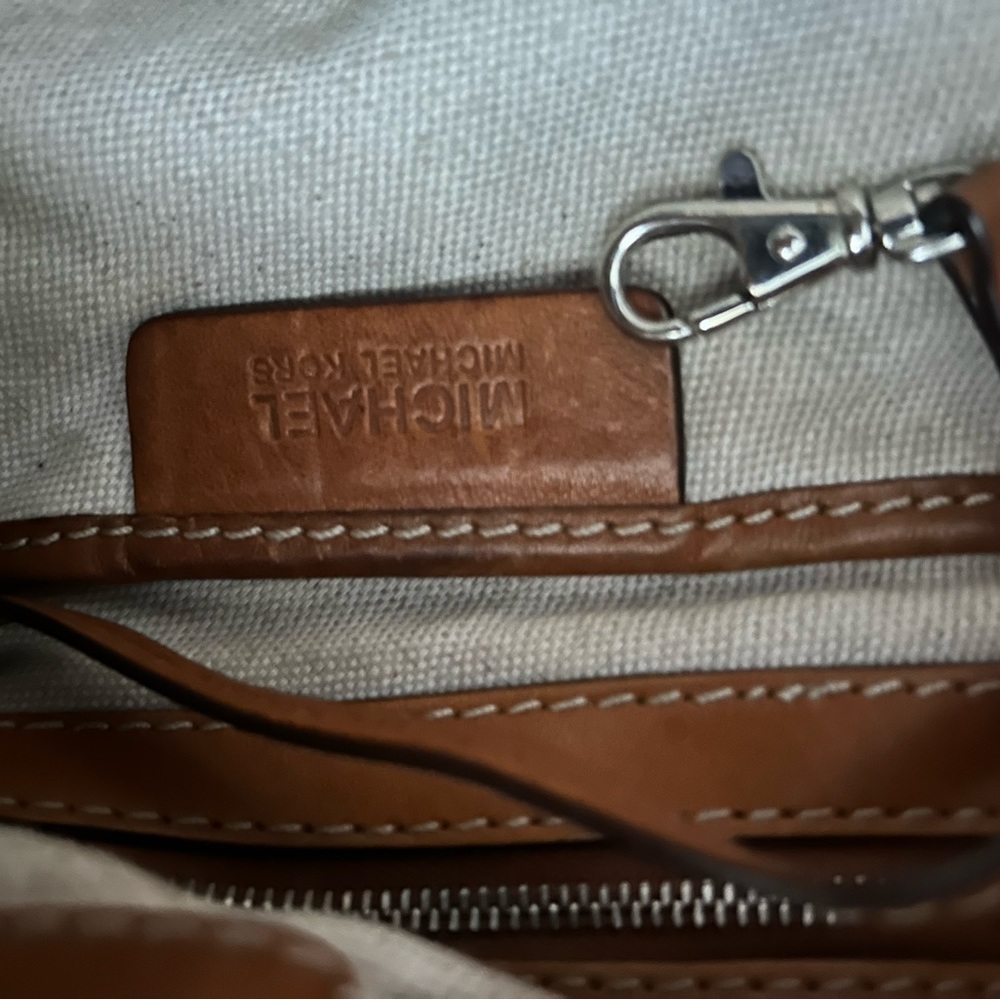 Michael Kors Camel Leather Purse - Picture 8 of 9